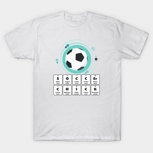 Soccer chick T-Shirt by Fun with Science